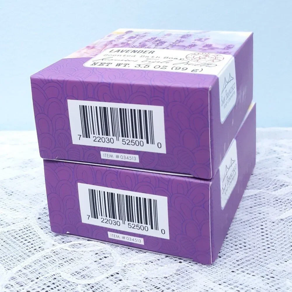 3 Discontinued San Francisco Soap Company Lavender Floral Bar Set 722030525000 - Picture 11 of 11